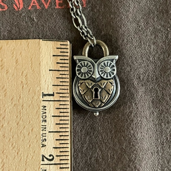 James Avery Owl Lock Necklace SOLD - Picture 8 of 13